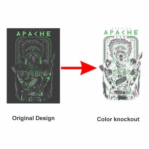 Halftone Color Knockout​